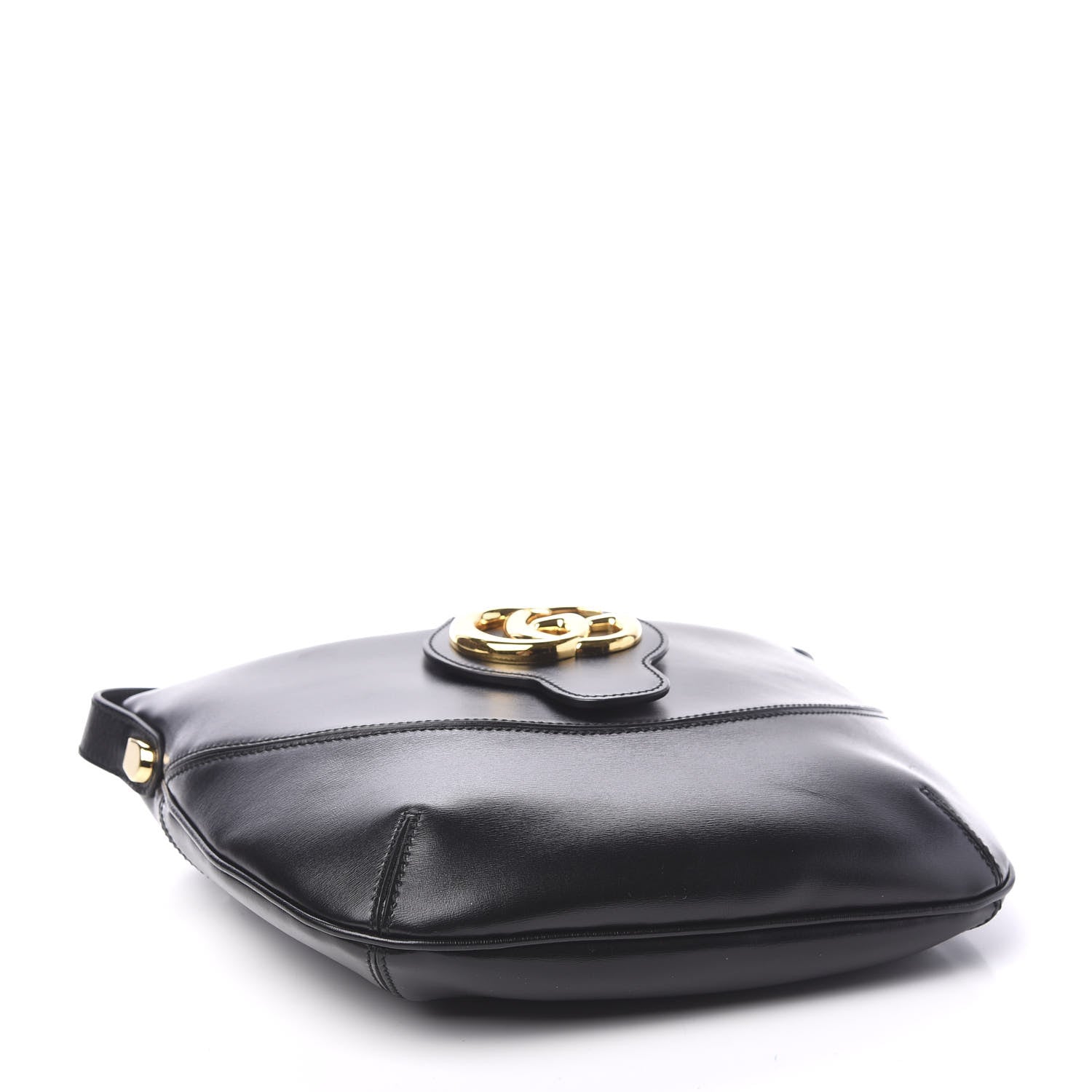 Gucci Calfskin Medium Arli Shoulder Bag Black 3 of 9