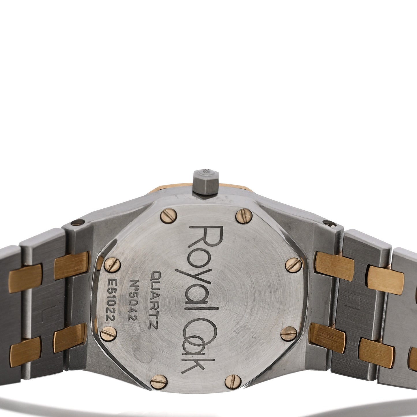 Stainless Steel 18K Yellow Gold 24mm Royal Oak Quartz Watch Grey 66339SA.O.0722SA.01