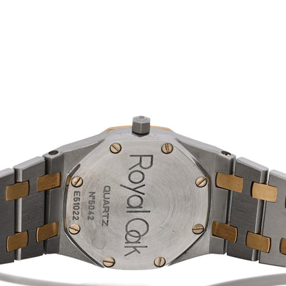 Audemars Piguet Stainless Steel 18K Yellow Gold 24mm Royal Oak Quartz Watch Grey 66339SA.O.0722SA.01 4 of 5