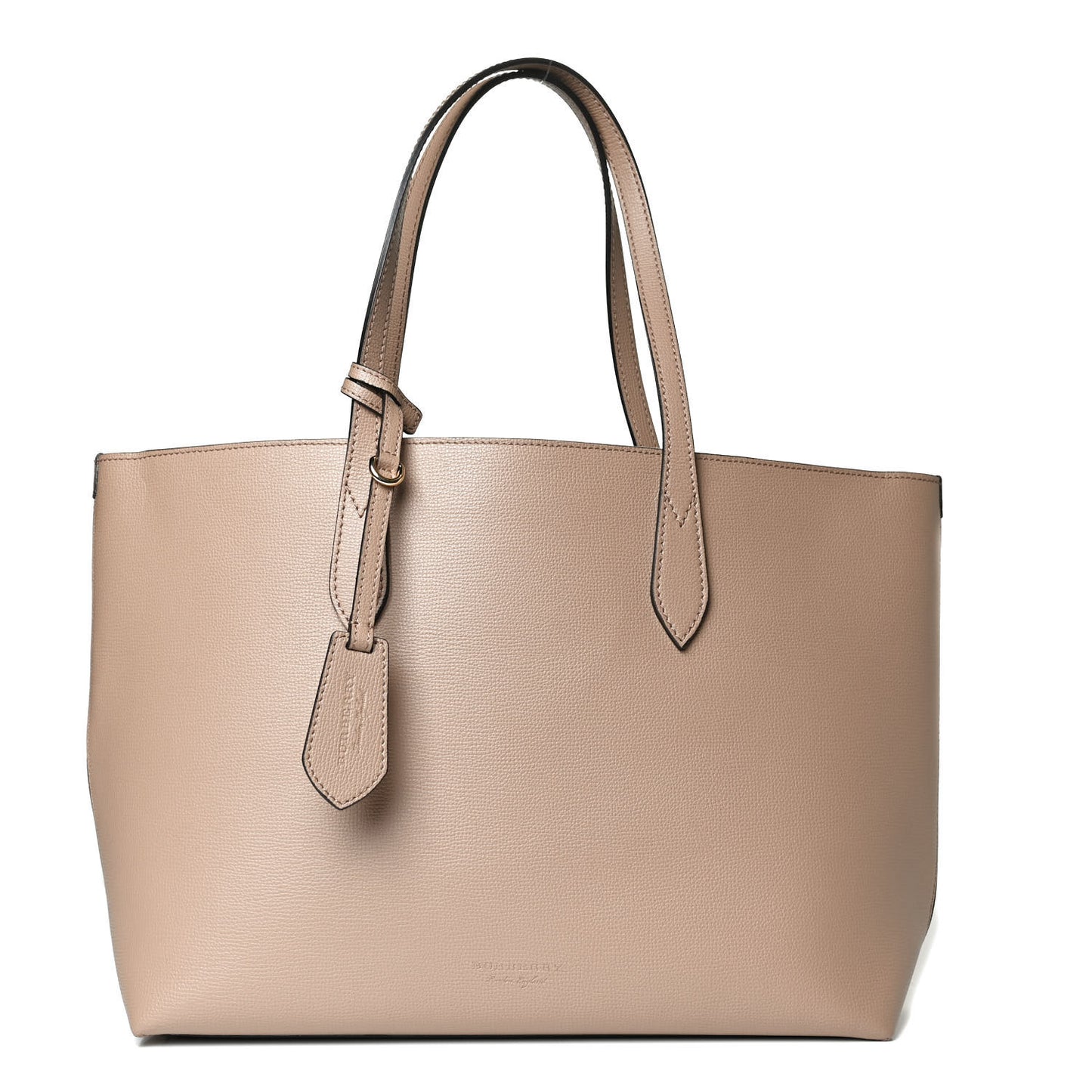 Grainy Calfskin Haymarket Check Medium Ardwell Zip Tote Camel