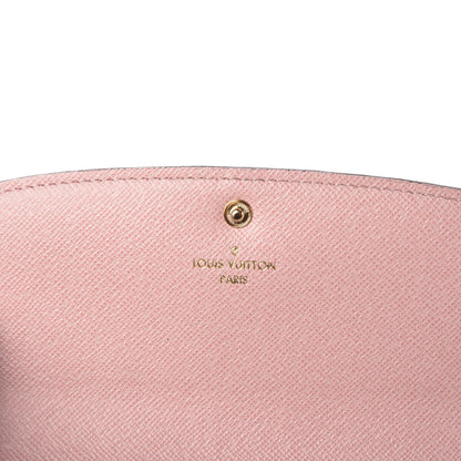 Louis Vuitton Monogram Emilie Wallet Rose Ballerine 6 of 7