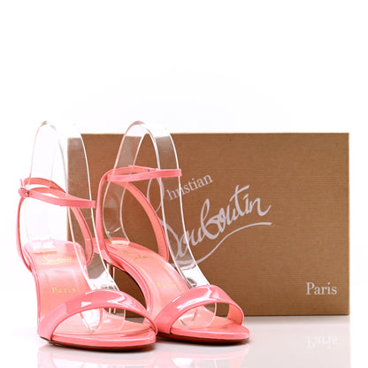 Christian Louboutin Patent Epic 70 Sandals 40 Bubble Gum 11 of 11