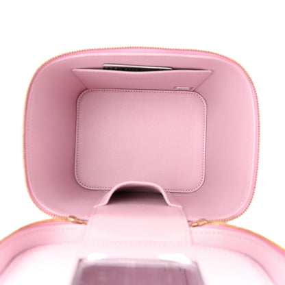 Chanel Caviar Quilted Small Top Handle Vanity Case With Chain Light Pink 5 of 11