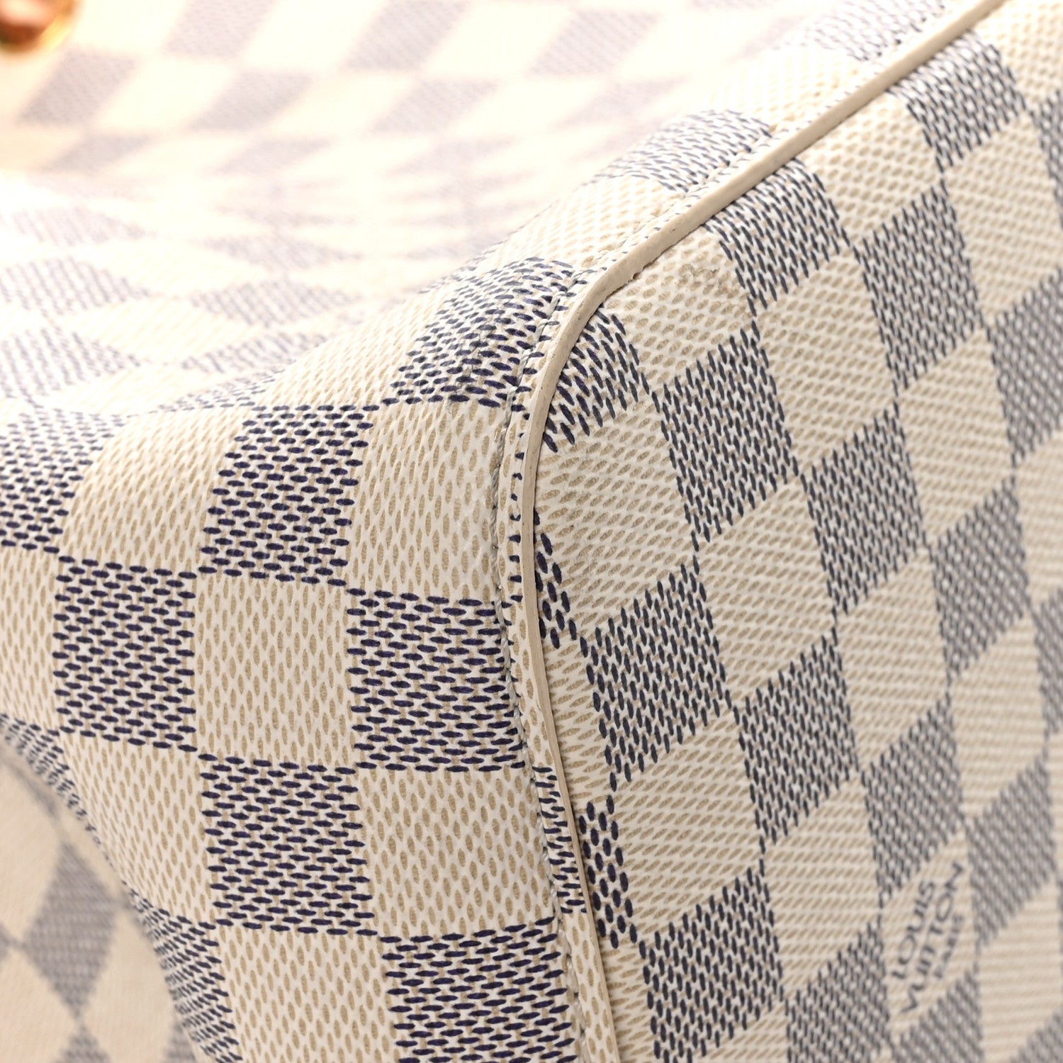 Louis Vuitton LOUIS VUITTON Damier Azur Braided Neonoe MM Peach Cream 8 of 11
