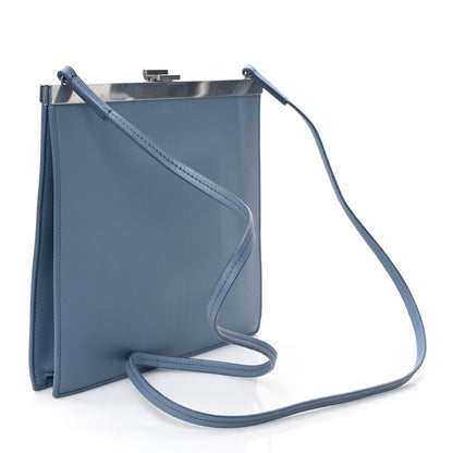 Celine Smooth Calfskin Mini Clasp Bag Medium Blue 3 of 8