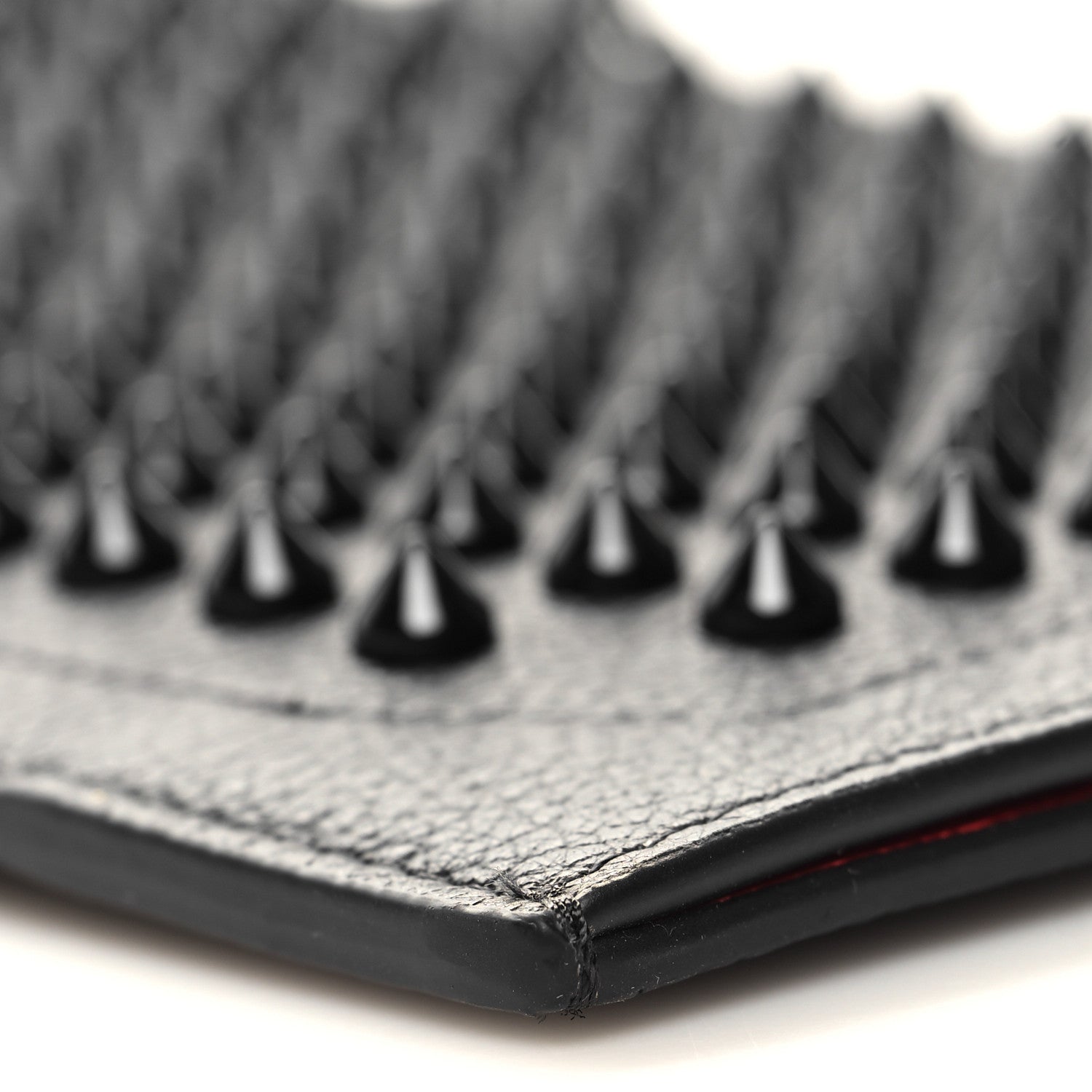 Christian Louboutin Empire Calfskin Spikes Loubilab Clutch Black 8 of 10