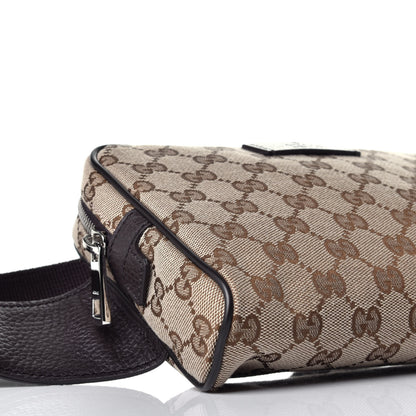 Gucci Monogram Belt Bag Dark Brown 6 of 7