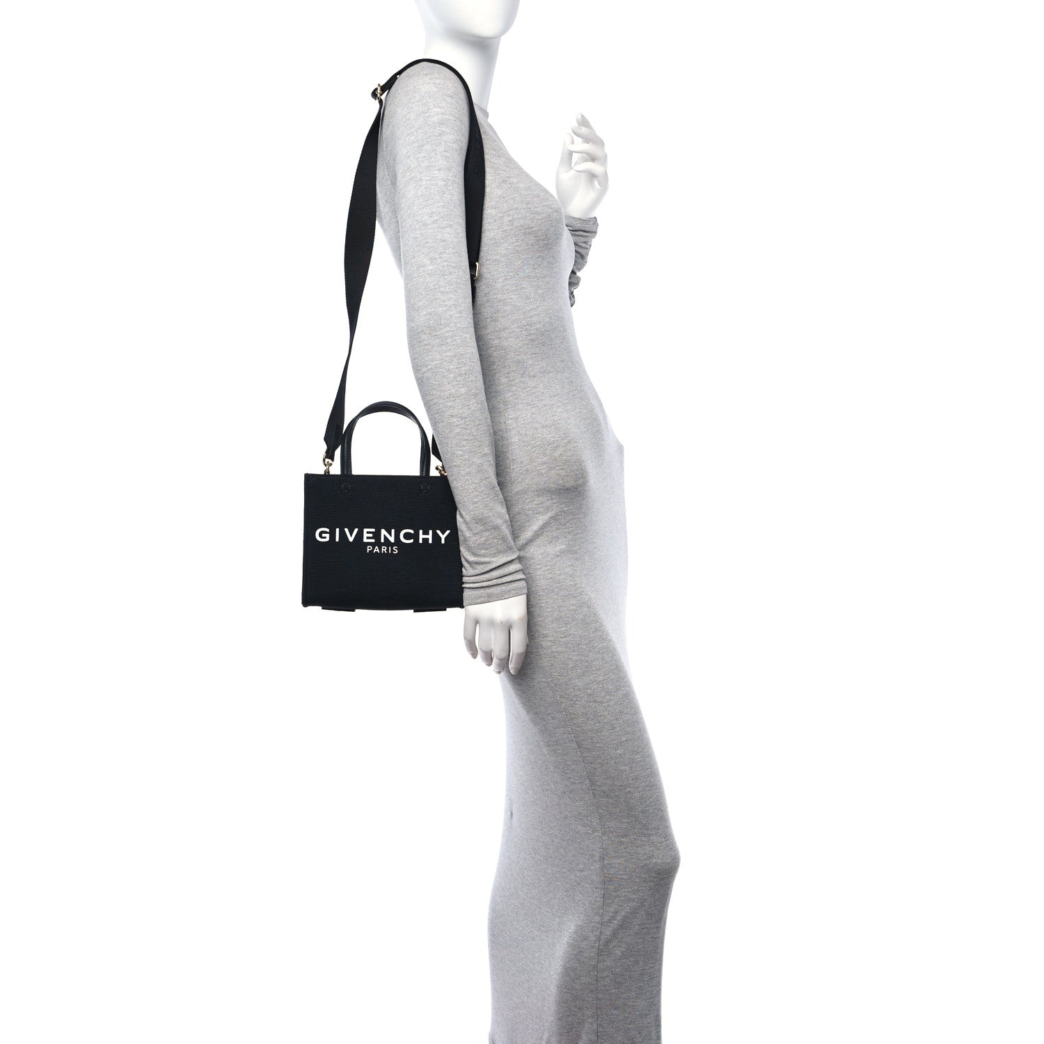 Givenchy Canvas Mini Bond Shopper Tote Black 2 of 10