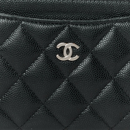 Chanel Caviar Quilted Classic Zip Pouch Black 8 of 8