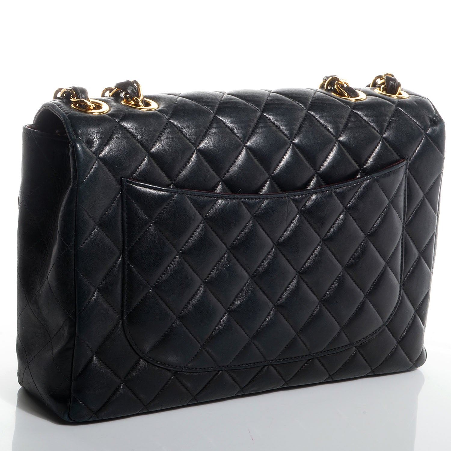 Chanel Lambskin Jumbo Flap Black 3 of 9