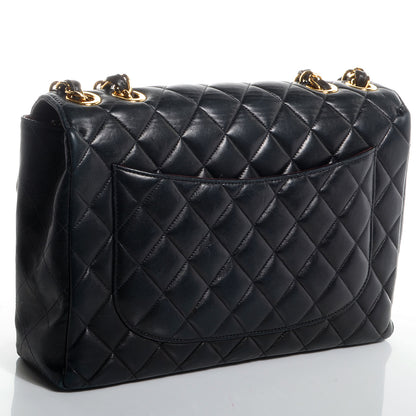 Chanel Lambskin Jumbo Flap Black 3 of 9