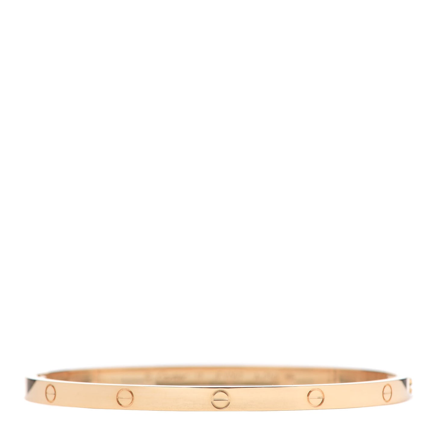 18K Yellow Gold Small LOVE Bracelet 17
