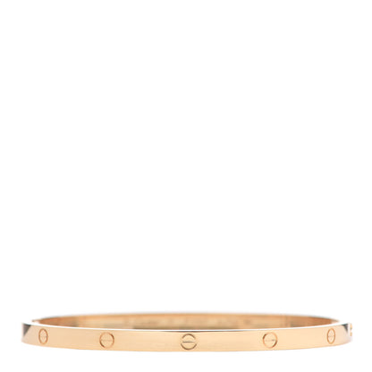 Cartier 18K Yellow Gold Small LOVE Bracelet 17 1 of 7