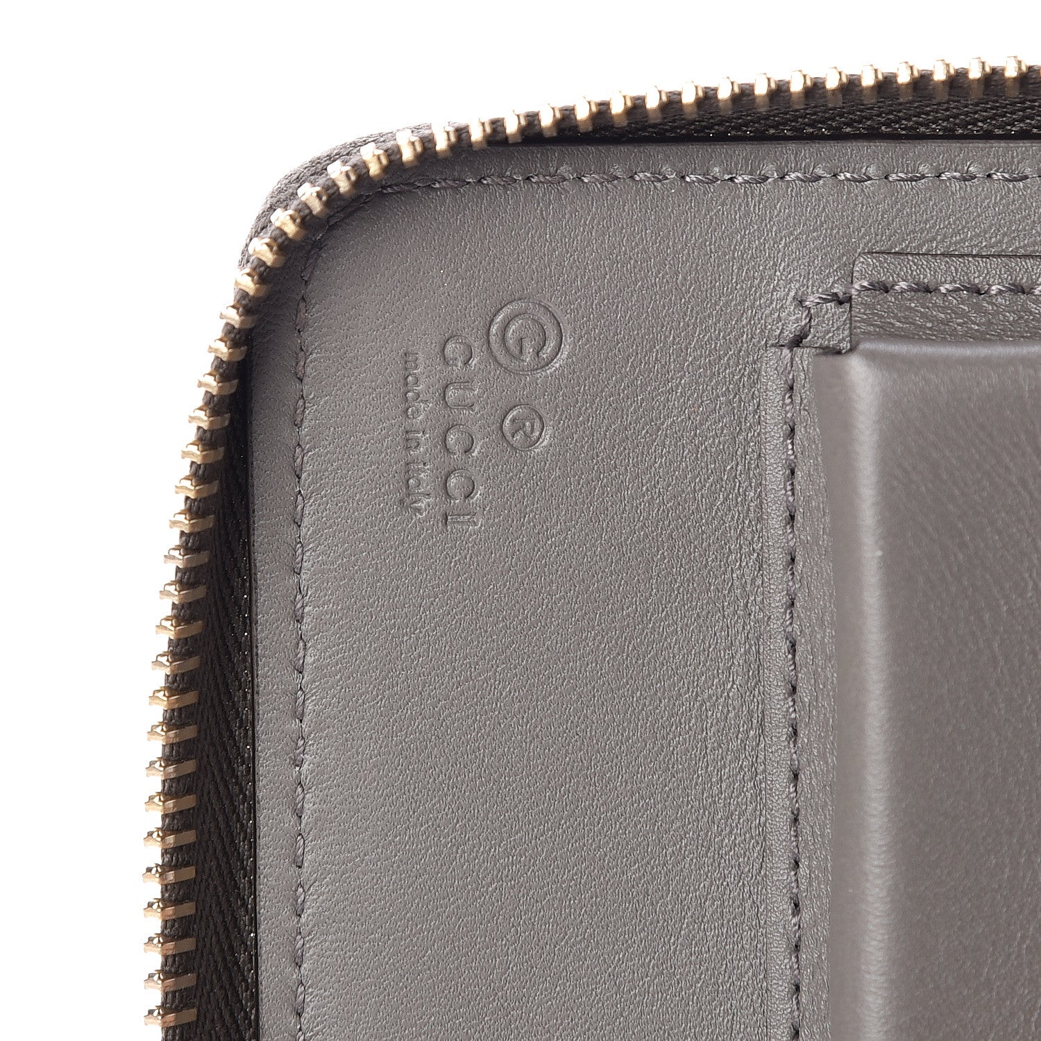 Gucci Soft Microguccissima Zip Around Top Handle Travel Wallet Loess 7 of 7