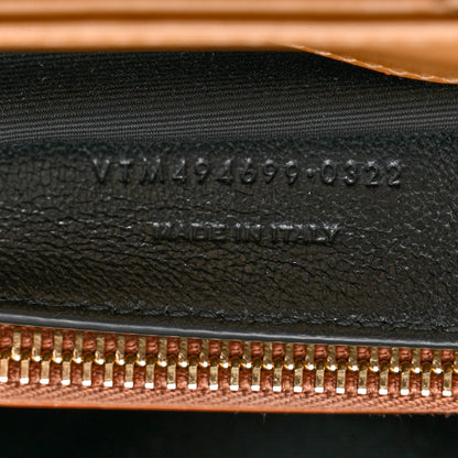 Saint Laurent Calfskin Y Quilted Monogram Small Loulou Chain Satchel Dark Natural 7 of 9