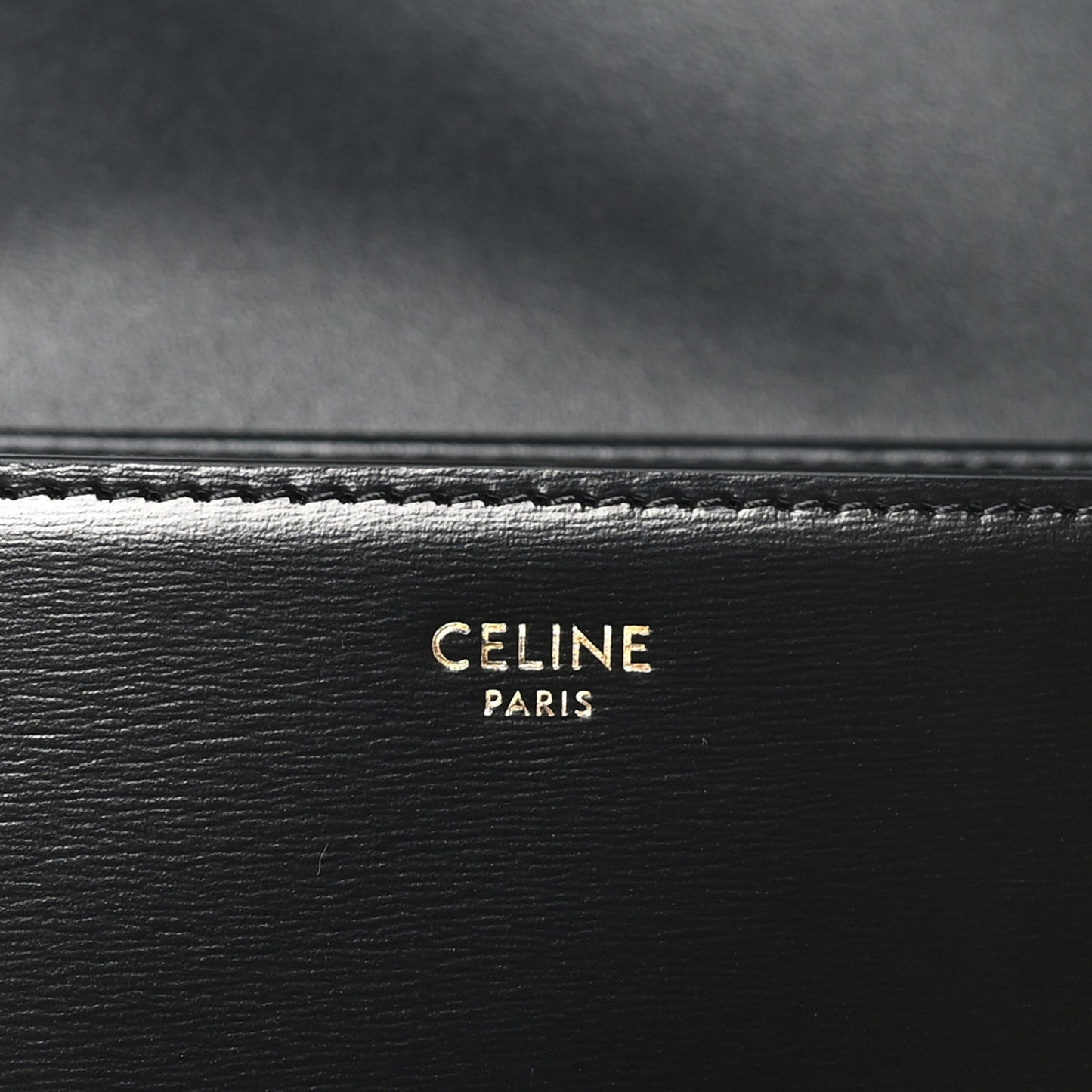 Shiny Calfskin Teen Triomphe Black
