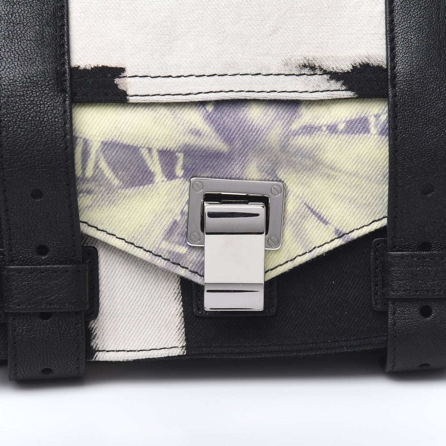 Canvas Tie Dye Tiny PS1 Satchel Black Multicolor