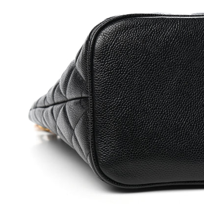 Chanel Caviar Quilted Medallion Tote Black 9 of 10