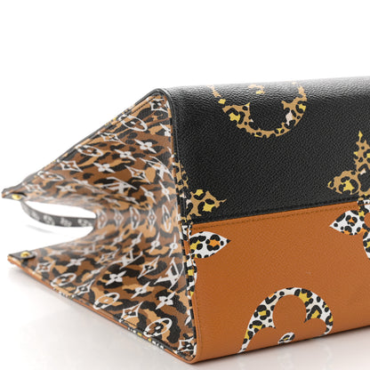 Louis Vuitton Monogram Giant Jungle Onthego GM Black 9 of 10
