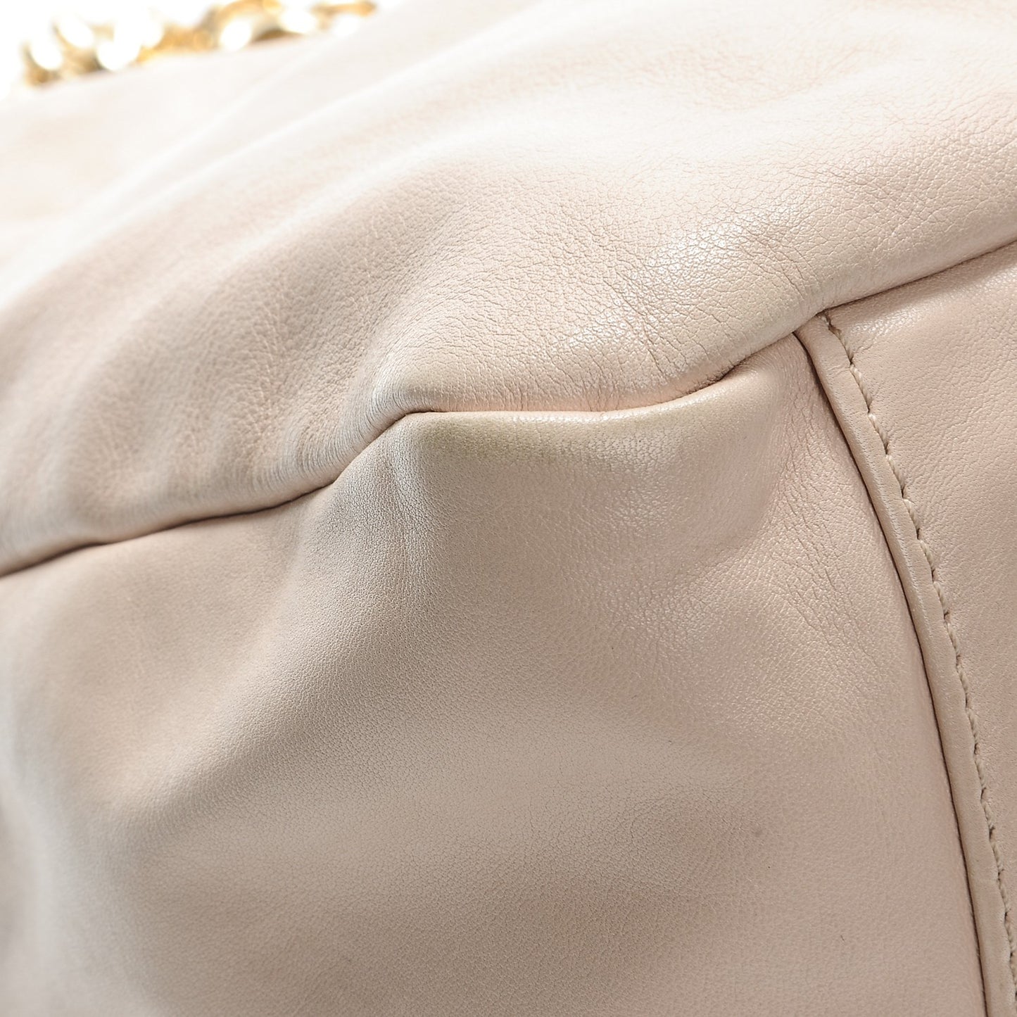 Calfskin Rodeo Drive Hobo Beige