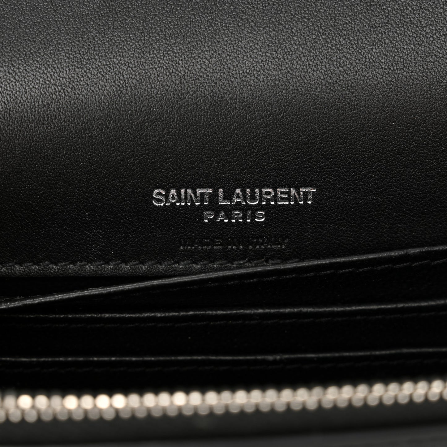 Calfskin Lizard Embossed Monogram Kate Belt Bag Black