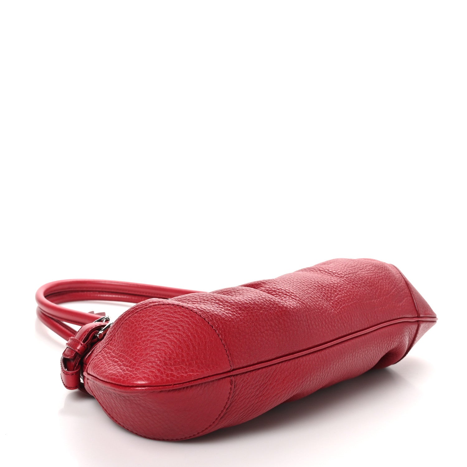 Salvatore Ferragamo Calfskin Amerena Shoulder Bag Red 4 of 9
