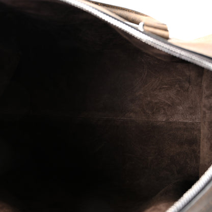 Celine Waxed Suede Calfskin Large Boston Bag Brown 4 of 8