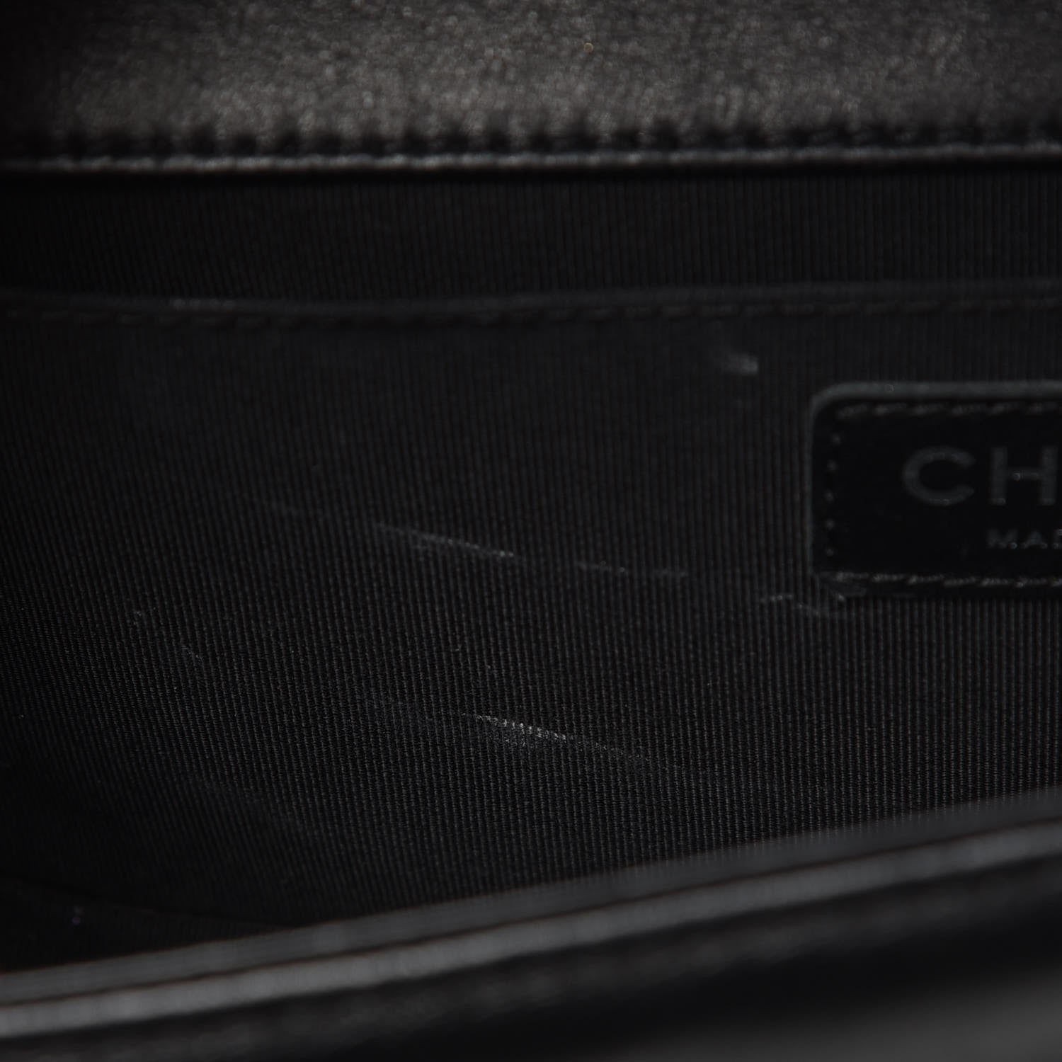 Chanel Lambskin Quilted Medium Boy Flap Black 13 of 13