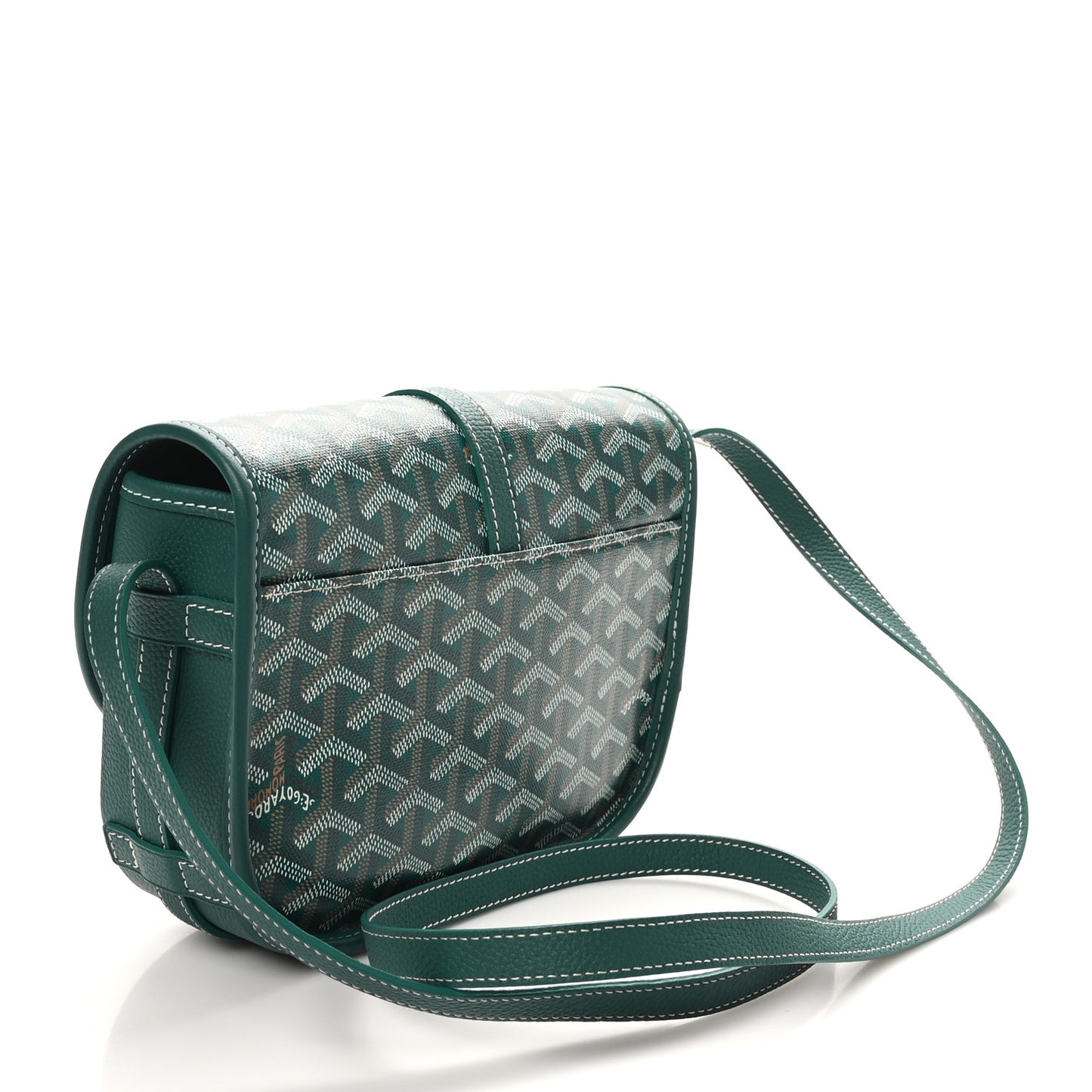 Goyardine Belvedere II PM Messenger Bag Green
