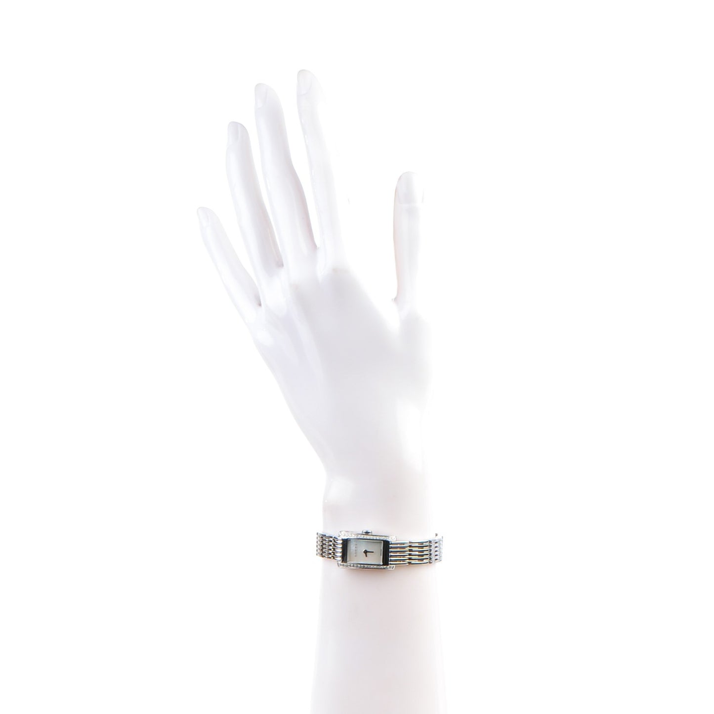 Stainless Steel Diamond Mother of Pearl 15mm 8600L Quartz Watch