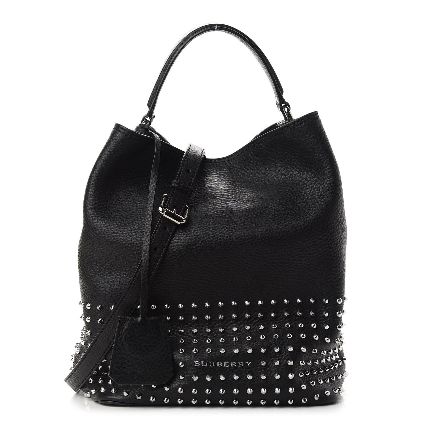 Calfskin Studded Medium Susanna Hobo Black