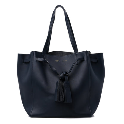 Celine Smooth Calfskin Small Belt Cabas Phantom Navy Blue 1 of 12