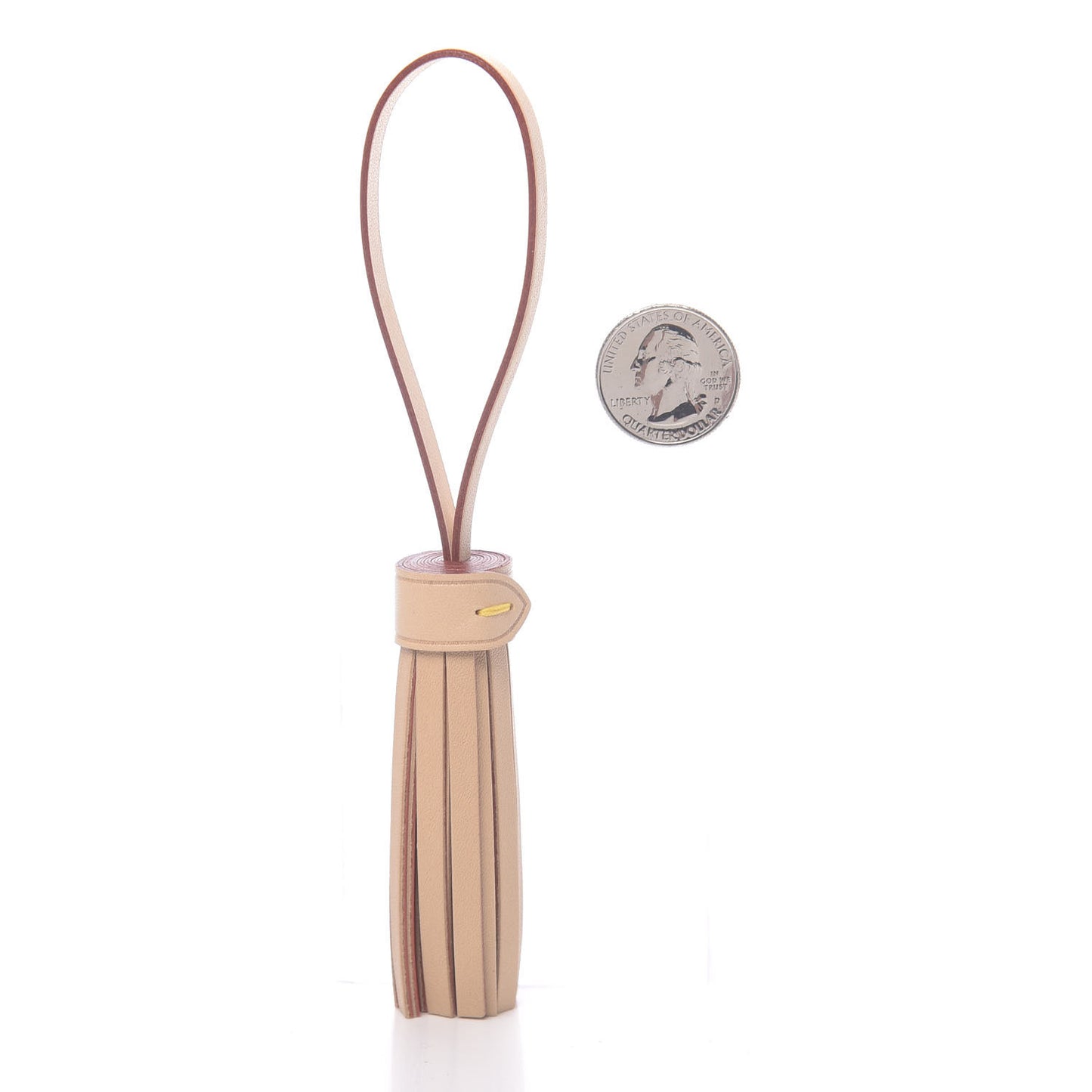 Vachetta Croisette Tassel Bag Charm