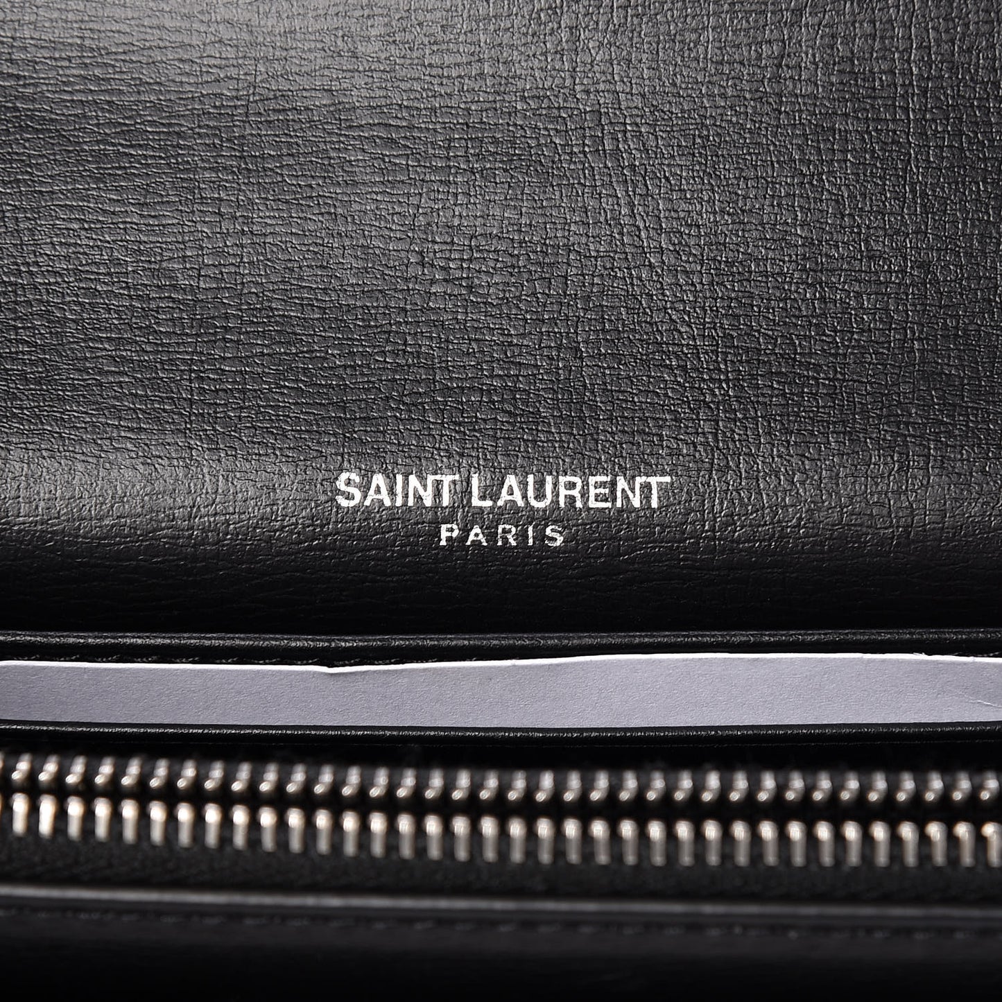 Calfskin Monogram Sunset Chain Wallet Black