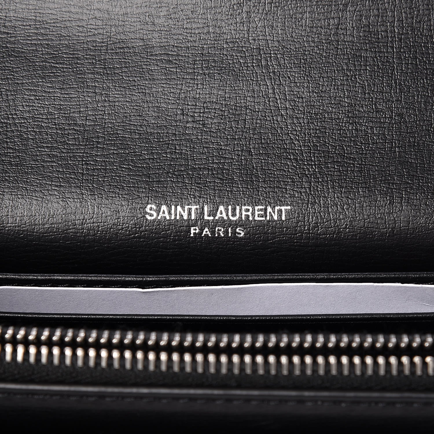 Saint Laurent Calfskin Monogram Sunset Chain Wallet Black 6 of 10