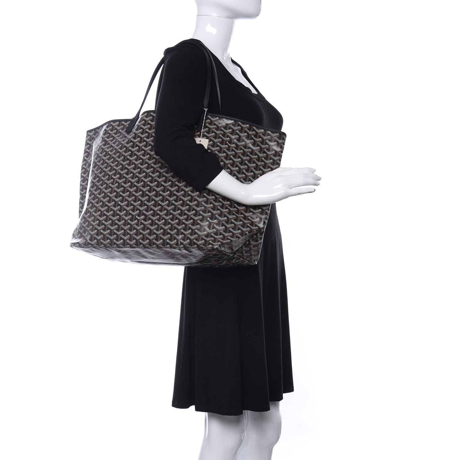 Goyard Goyardine Saint Louis GM Black 2 of 9