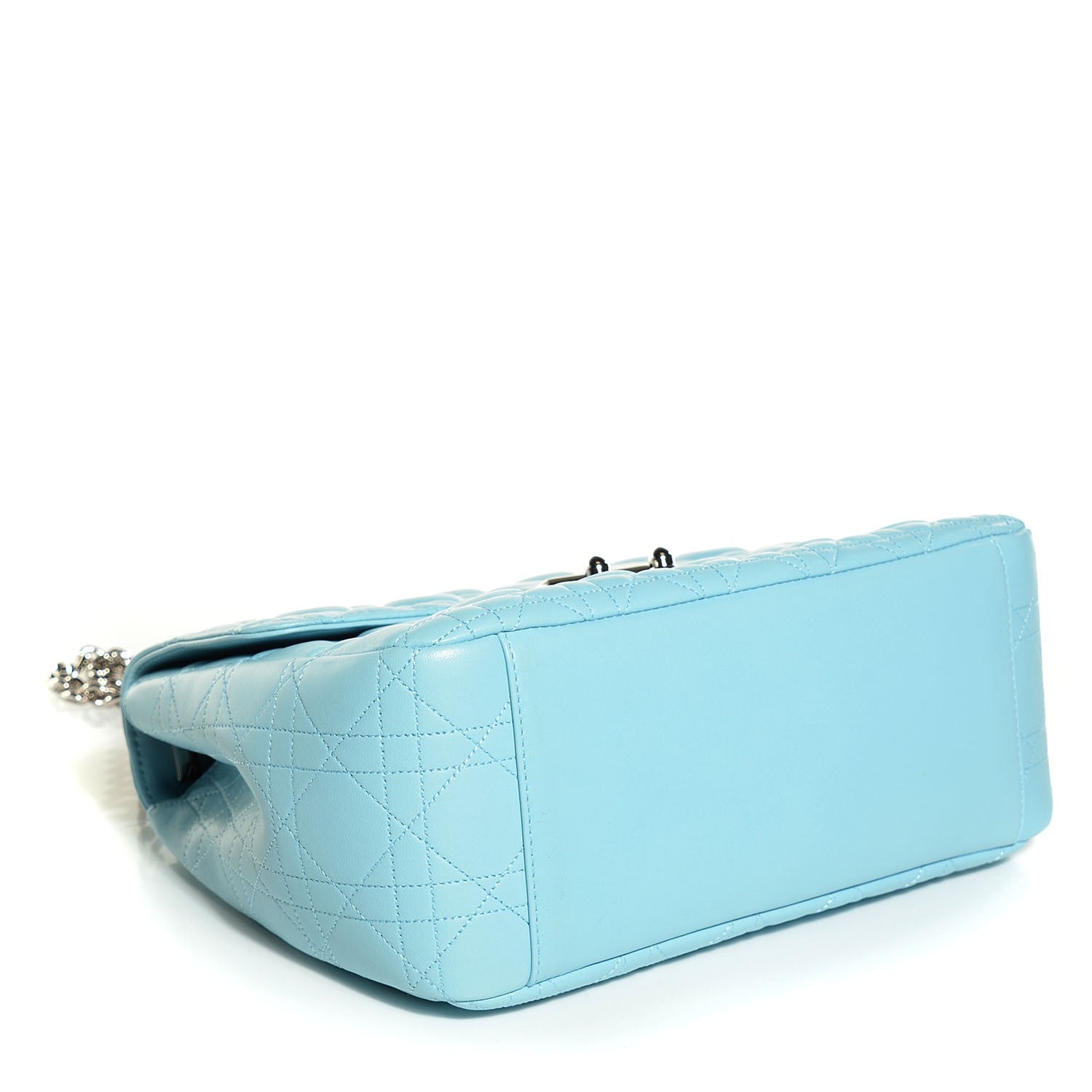 Christian Dior Lambskin Cannage Large Miss Dior Flap Cupcake Blue 5 of 9