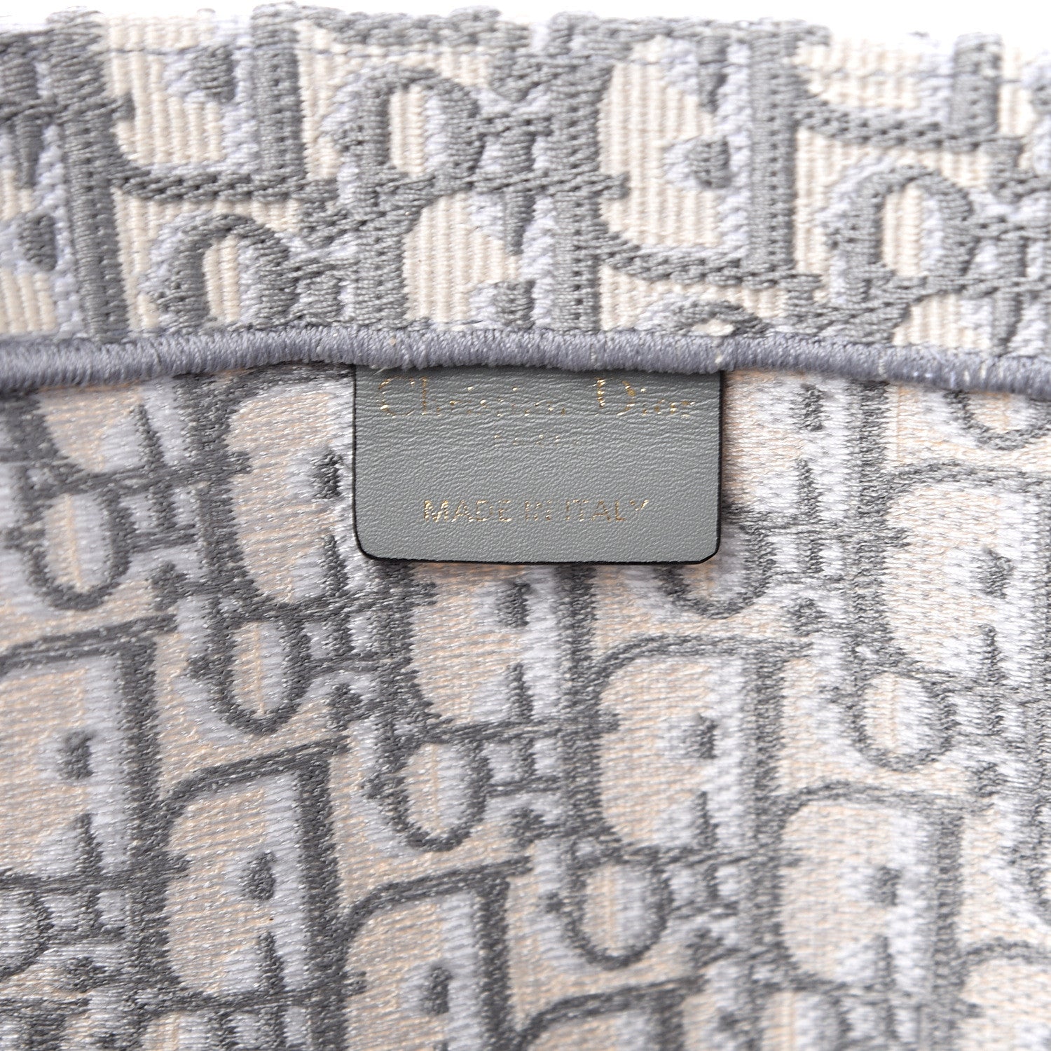 Christian Dior Oblique Large Book Tote Grey 5 of 10