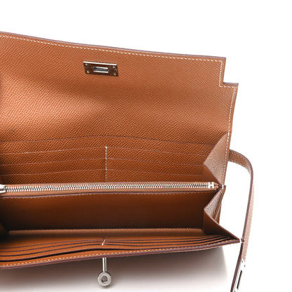 Hermes Epsom Kelly Longue Wallet Gold 5 of 8