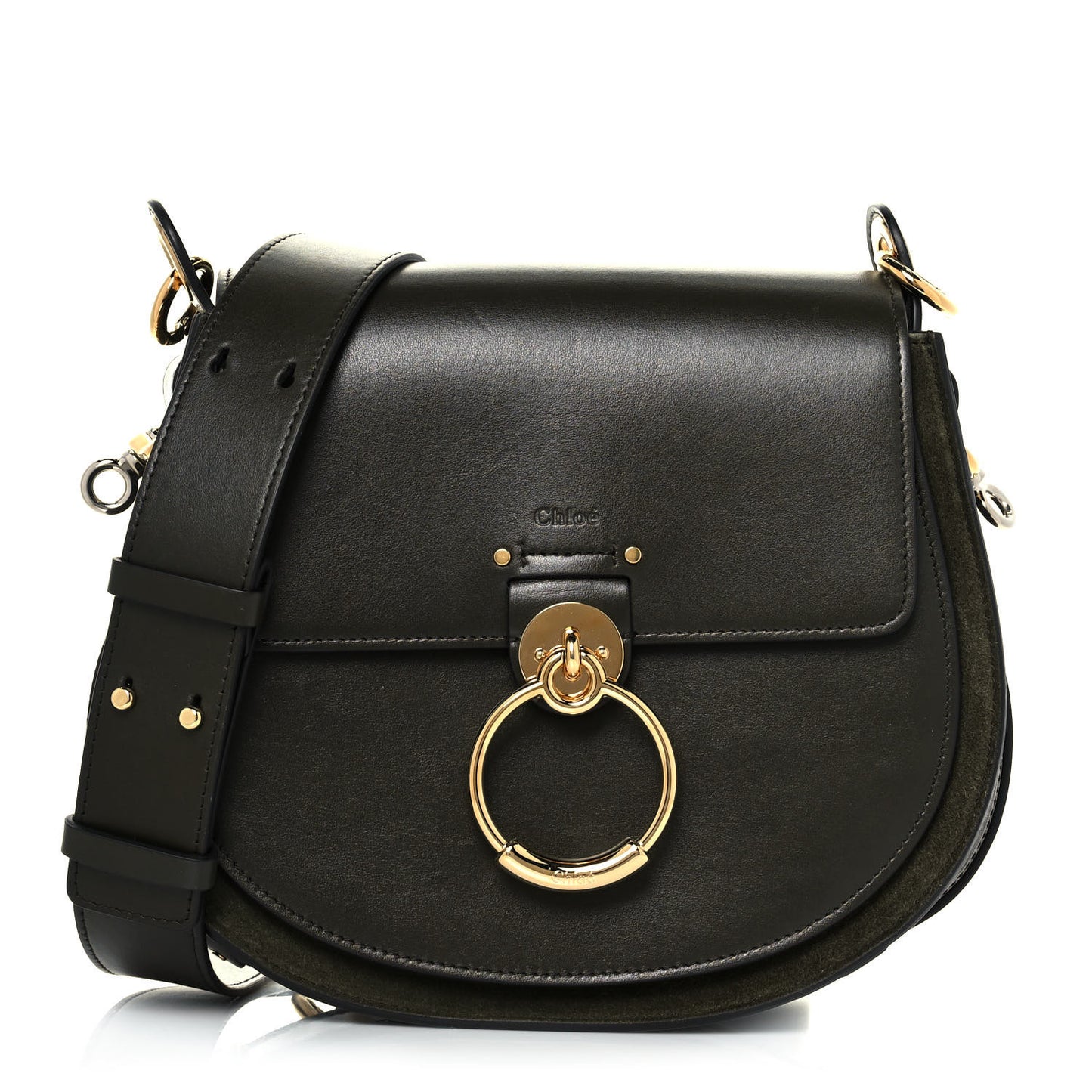 Calfskin Large Tess Deep Forest