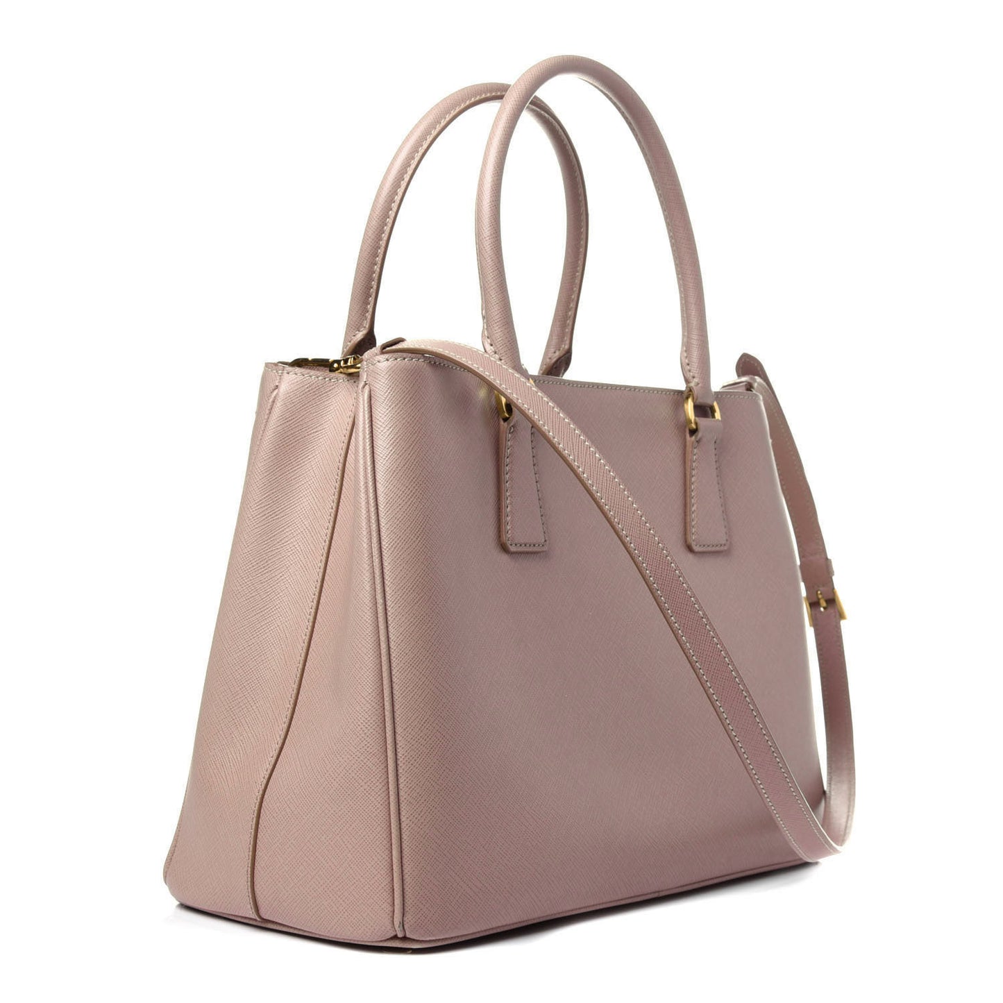Saffiano Lux Medium Tote Cammeo