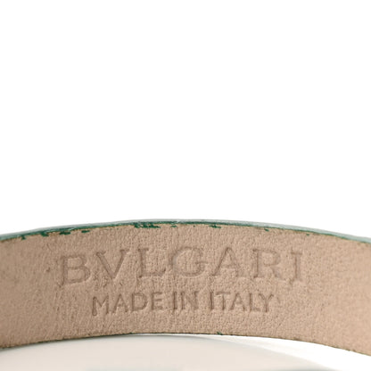 Bulgari Galuchat Serpenti Forever Bracelet Green 4 of 7