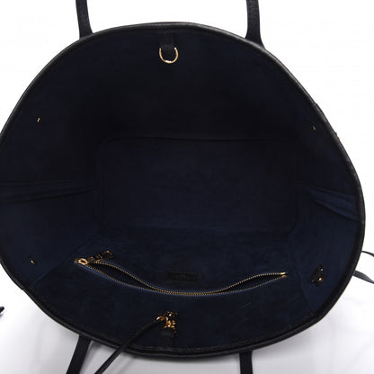 Louis Vuitton Empreinte Monogram Giant Neverfull MM Black 5 of 8