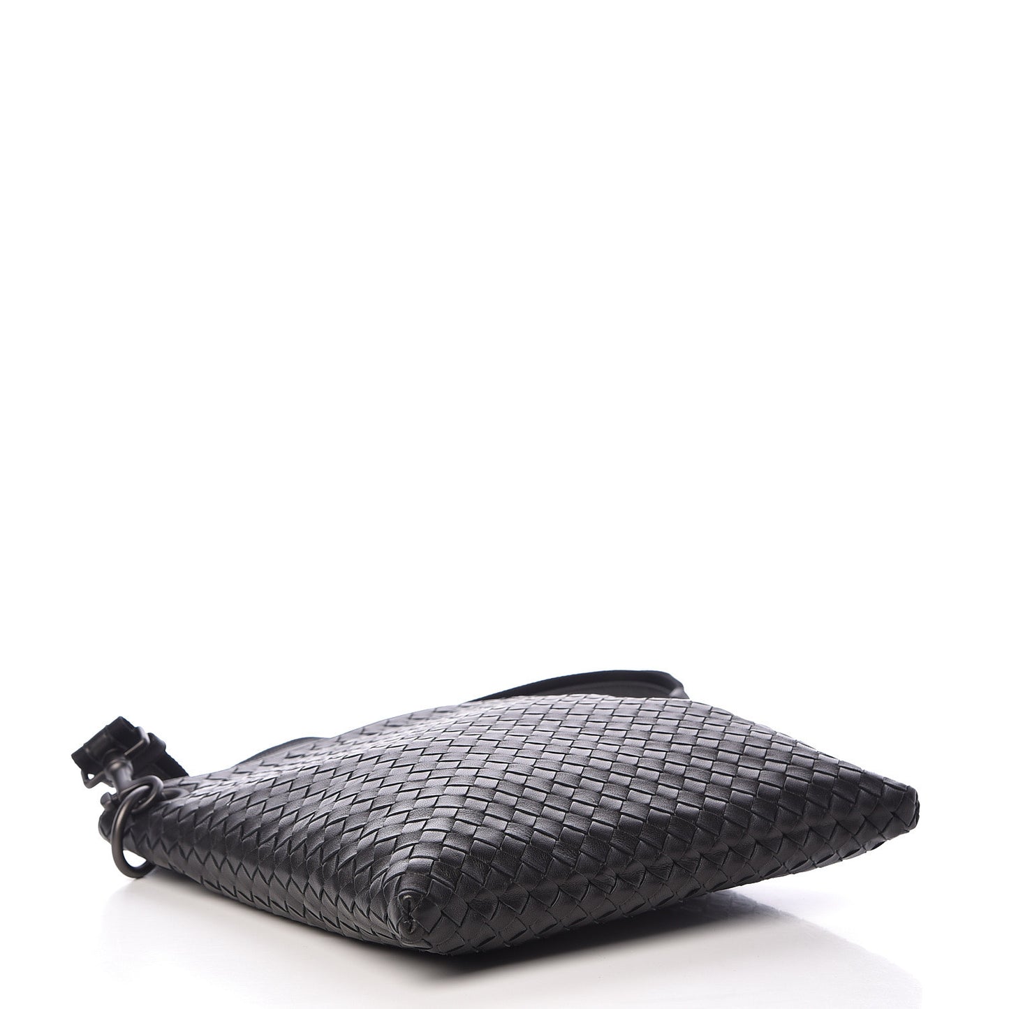 Nappa Intrecciato VN Crossbody Messenger Bag Black