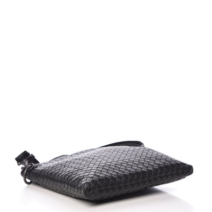 Bottega Veneta Nappa Intrecciato VN Crossbody Messenger Bag Black 4 of 11