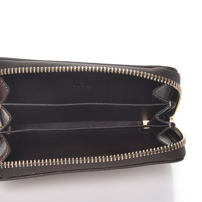 Gucci Monogram Zip Around Card Case Brown 5 of 7