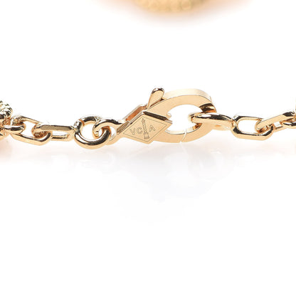 Van Cleef & Arpels 18K Yellow Gold 5 Motifs Guilloche Vintage Alhambra Bracelet 4 of 7