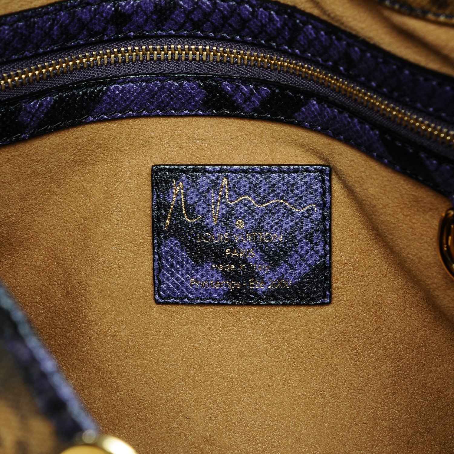 Louis Vuitton Monogram Karung Heartbreak Jokes Tote Violet 10 of 11