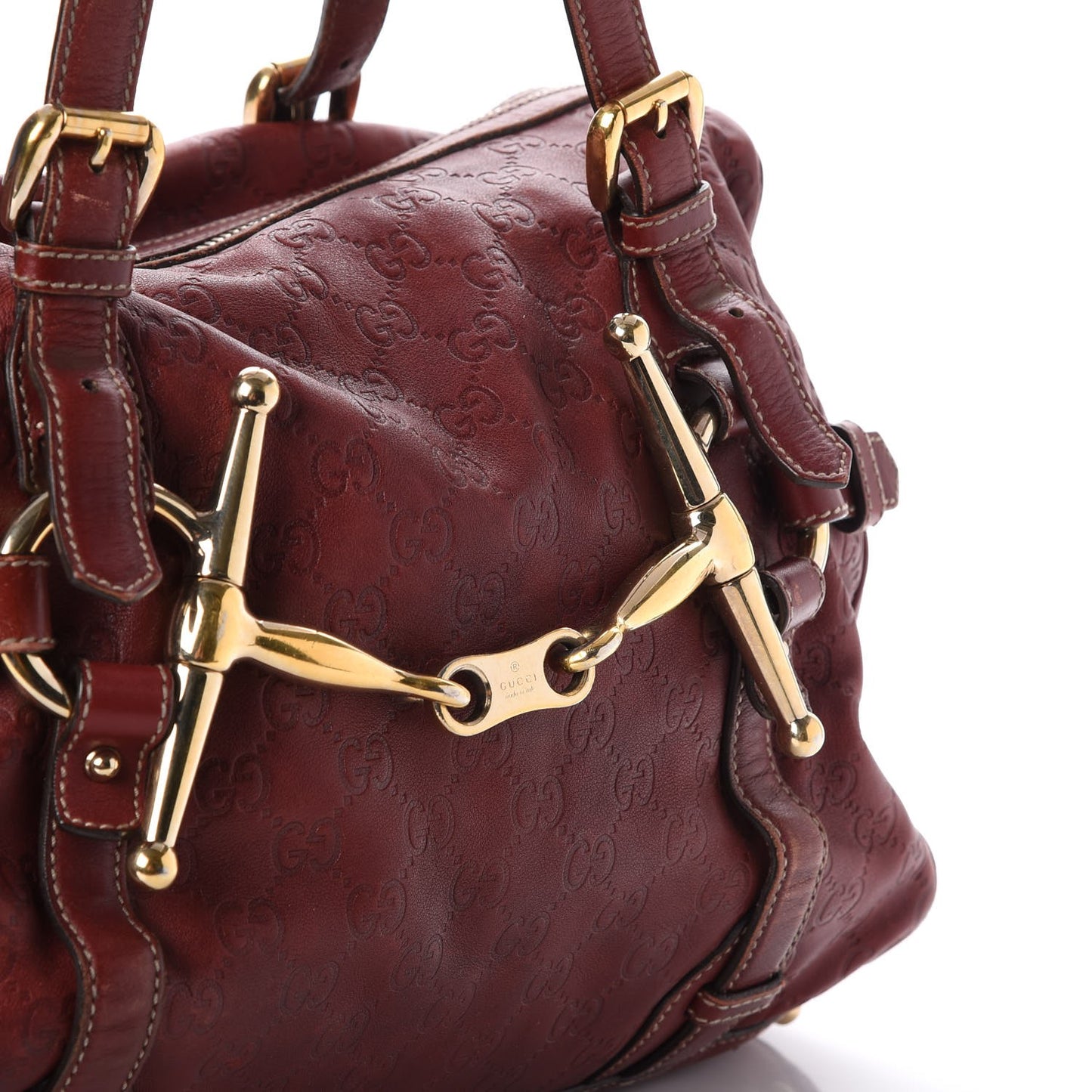 Guccissima 85th Anniversary Boston Rusty Red