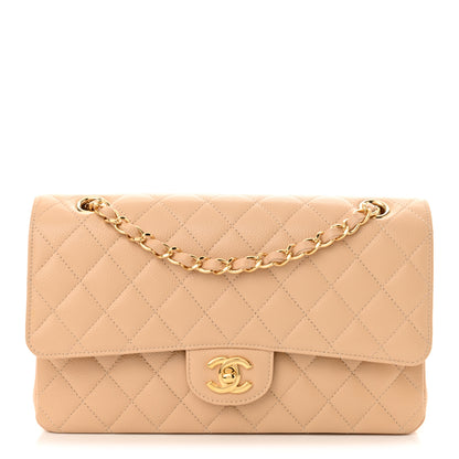 Chanel Caviar Quilted Medium Double Flap Beige 1 of 11